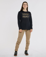 Dharco Womens Long Sleeve Tech Tee | Black