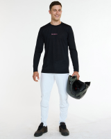 Dharco Mens Long Sleeve Tech Tee | Black