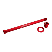 Burgtec Trek Session 194mm Rear Axle Race Red