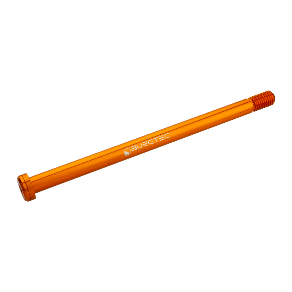 Burgtec Trek 198.5mm Rear Axle - Iron Bro Orange