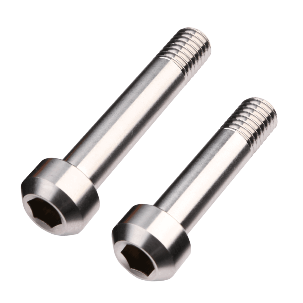 Burgtec Santa Cruz Titanium Shock Bolts - Set 5 (Includes 1x 43mm Bolt and 1x 50mm Bolt)