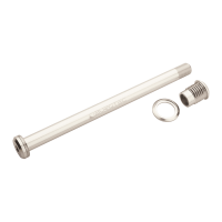 Burgtec Santa Cruz 173.7mm Rear Axle - Rhodium Silver