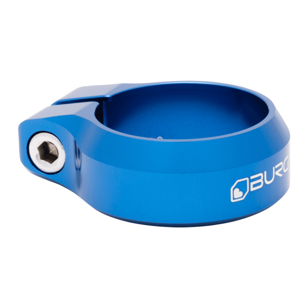 Burgtec Seat Clamp - 34.9mm Diameter - Deep Blue
