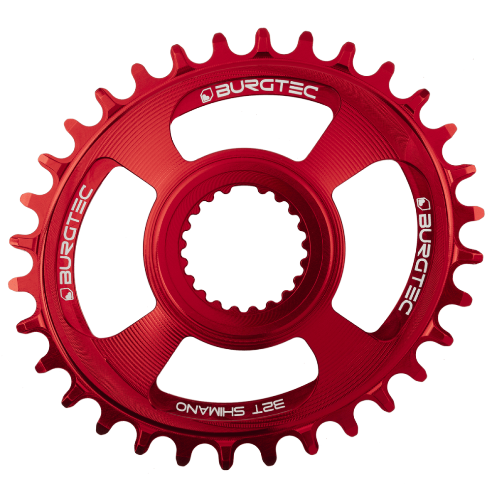 Burgtec Oval Shimano Direct Mount Thick Thin Chainring - 30T - Kash Bronze