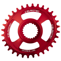 Burgtec Oval Shimano Direct Mount Thick Thin Chainring - 30T - Kash Bronze