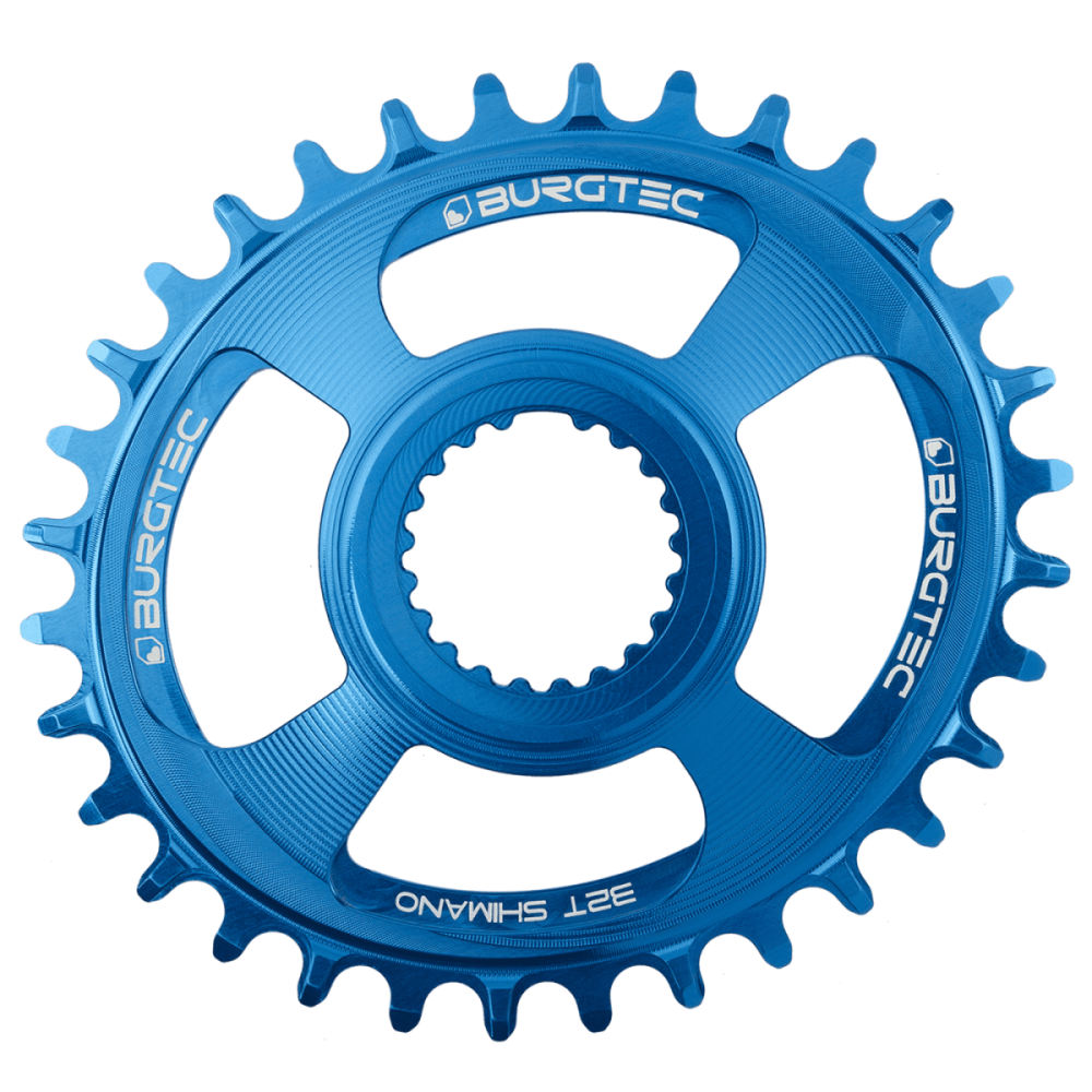 Burgtec Oval Shimano Direct Mount Thick Thin Chainring - 30T - Kash Bronze