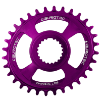 Burgtec Oval Shimano Direct Mount Thick Thin Chainring - 30T - Kash Bronze