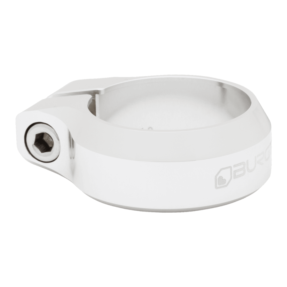 Burgtec Seat Clamp - 38.6mm Diameter - Rhodium Silver