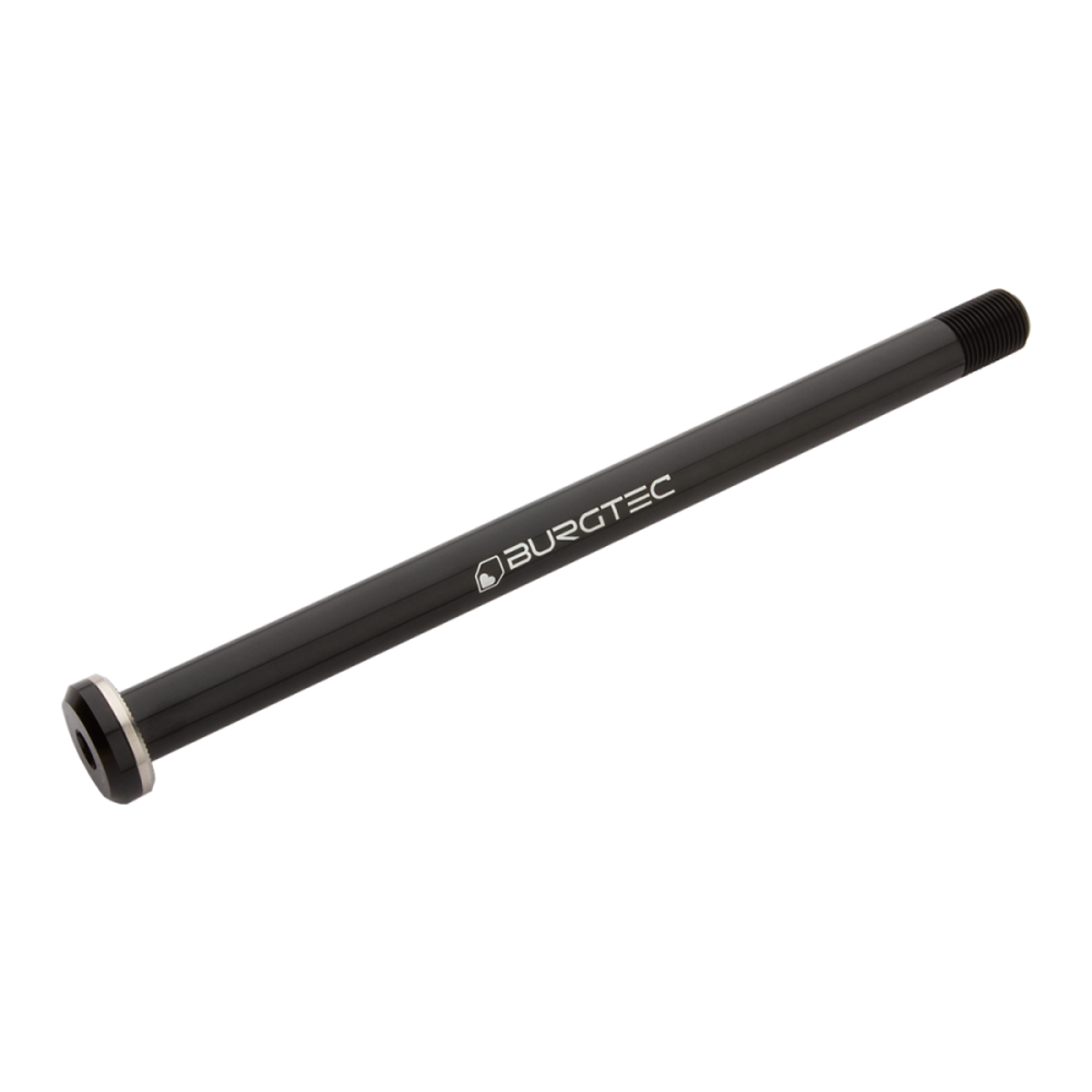 Burgtec Santa Cruz 173.7mm Rear Axle w/o Hanger Bolt, Burgtec Black
