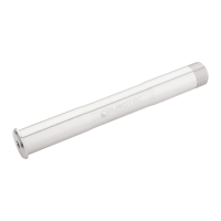 Burgtec Rockshox BoXXer Fork Axle - Rhodium Silver