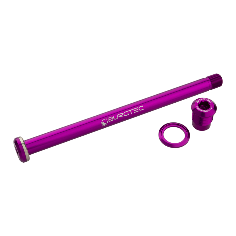 Burgtec Yeti 174mm Rear Axle - Bullion Gold, Burgtec Bullion Gold