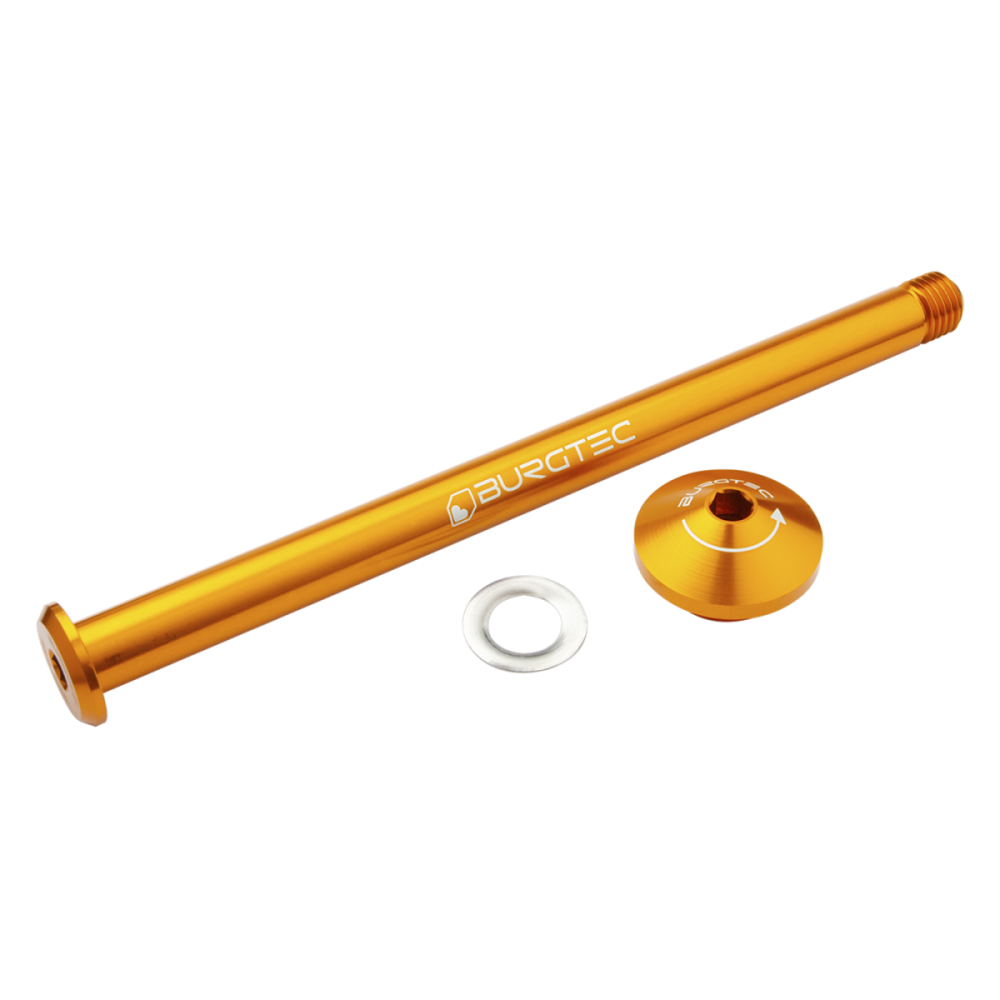 Burgtec Yeti 171mm Rear Axle - Race Red