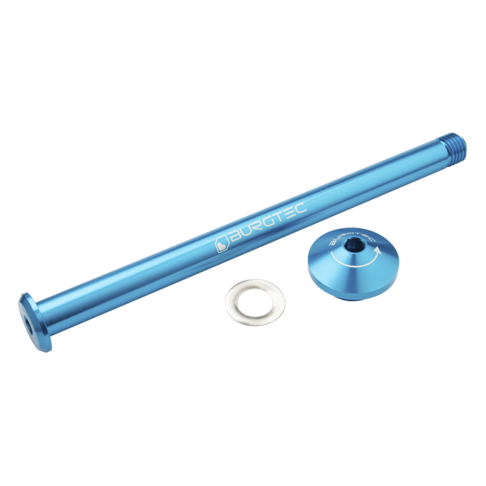 Burgtec Yeti 171mm Rear Axle - Race Red