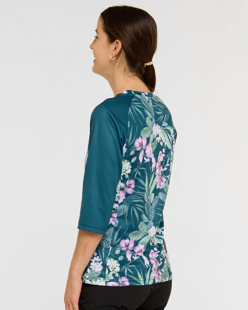 Dharco Womens 3/4 Sleeve Jersey | Wild Orchid, M