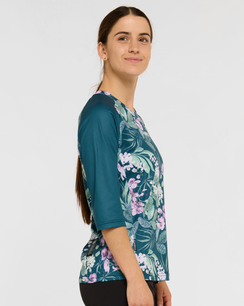 Dharco Womens 3/4 Sleeve Jersey | Wild Orchid, M