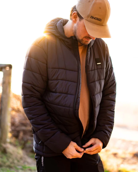 Dharco Mens Roam Puffer Jacket | Black