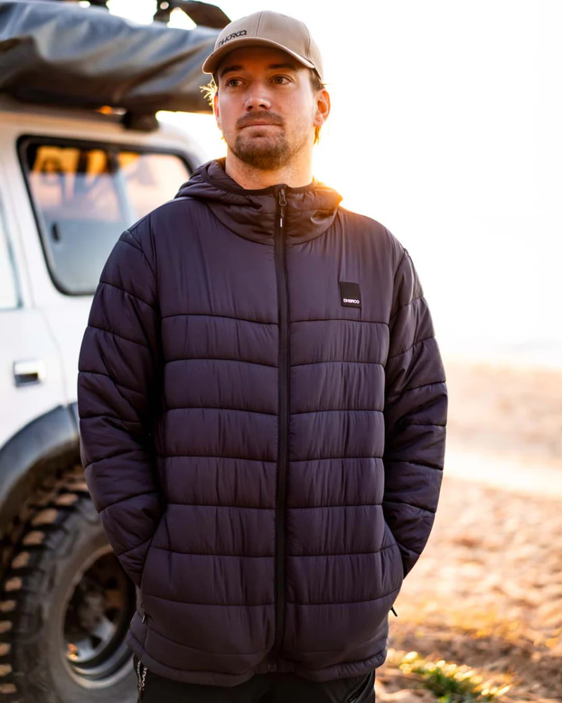 Dharco Mens Roam Puffer Jacket | Black