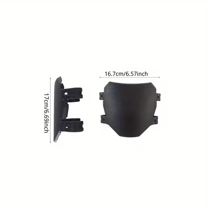 Raceplate DH MTB, Black, One Size