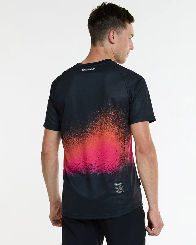 Dharco Mens Short Sleeve Jersey | Black Snake