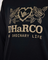 Dharco Womens Long Sleeve Tech Tee | Black