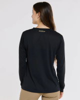 Dharco Womens Long Sleeve Tech Tee | Black