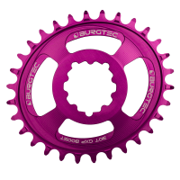 Burgtec Oval 3mm Offset Thick Thin Chainring for SRAM 3-Bolt - 30T - Kash Bronze