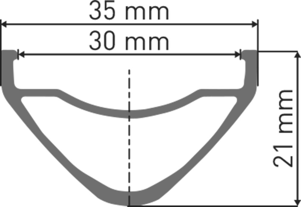 DT-Swiss DT Swiss Felge FR 541 29 Disc 32 Loch, schwarz, 30mm