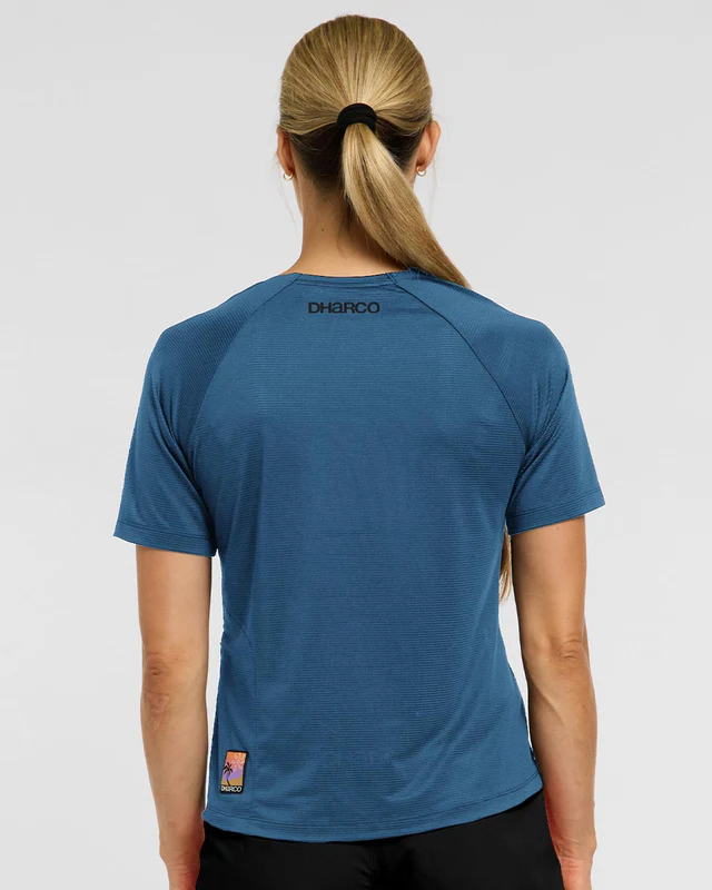 Dharco Womens Ather Short Sleeve Jersey | Morrocan Blue, S