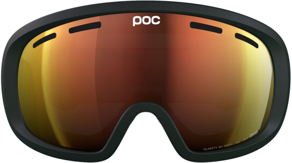 POC FOVEA MID - Pargasite Green, Pargasite Green/ Partly Sunny Orange, One Size