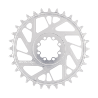 Burgtec 3mm Offset Thick Thin Chainring for SRAM 8-Bolt - 28T - Iron Bro Orange